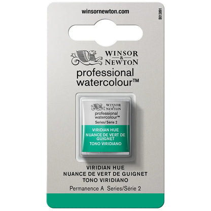 Winsor & Newton Professional Sulu Boya Yarım Tablet Viridian Hue S.2