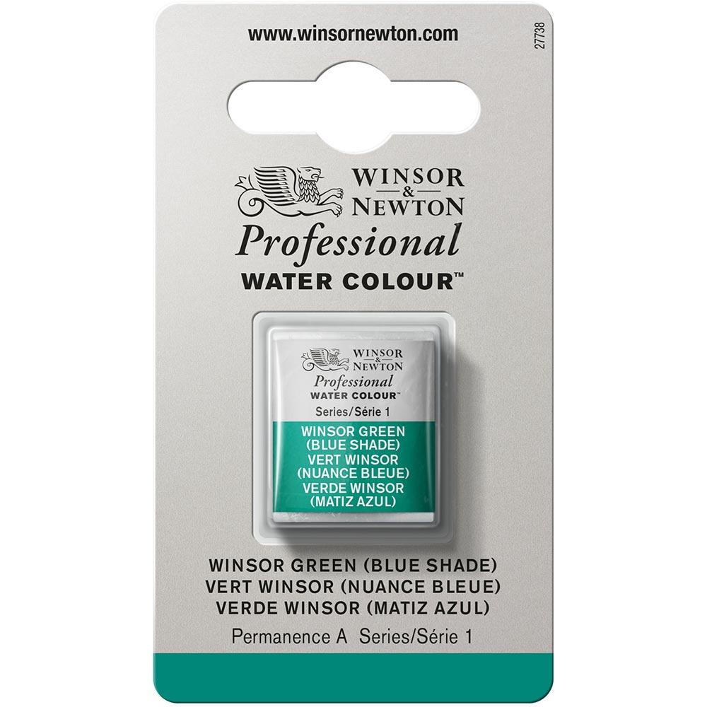 Winsor & Newton Professional Sulu Boya Winsor Green (Blue Shade) 719 S.1 (Yarım Tablet