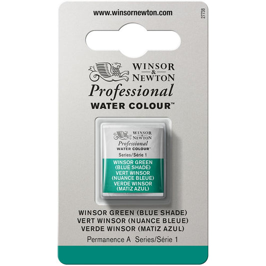 Winsor & Newton Professional Sulu Boya Winsor Green (Blue Shade) 719 S.1 (Yarım Tablet