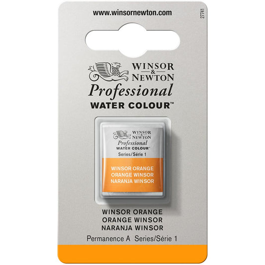Winsor & Newton Professional Sulu Boya Winsor Orange 724 S.1 (Yarım Tablet)