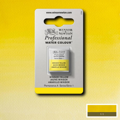 Winsor & Newton Professional Sulu Boya Winsor Yellow 730 S.1 (Yarım Tablet)