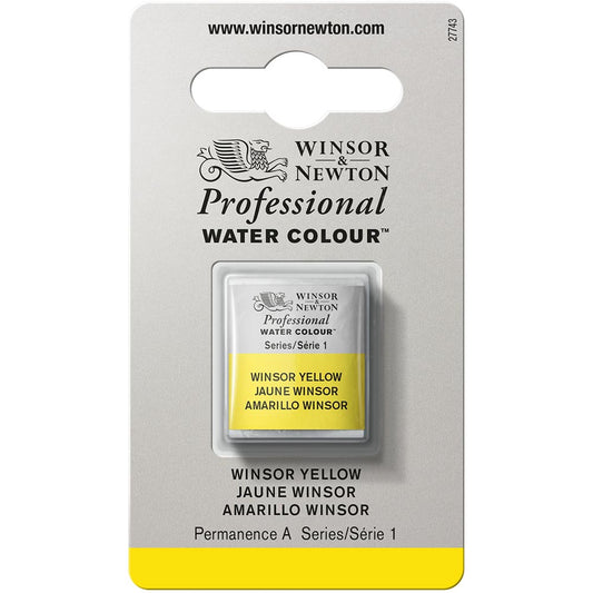 Winsor & Newton Professional Sulu Boya Winsor Yellow 730 S.1 (Yarım Tablet)
