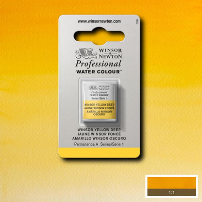 Winsor & Newton Professional Sulu Boya Winsor Yellow Deep 731 S.1 (Yarım Tablet)