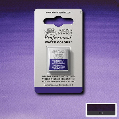 Winsor & Newton Professional Sulu Boya Winsor Violet (Dioxazine) 733 S.1 Yarım Tablet