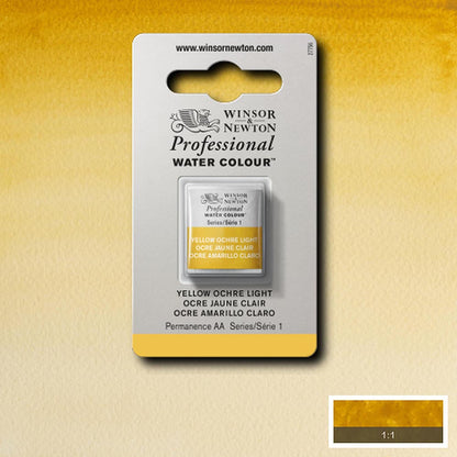 Winsor & Newton Professional Sulu Boya Yellow Ochre Light 745 S.1 (Yarım Tablet)