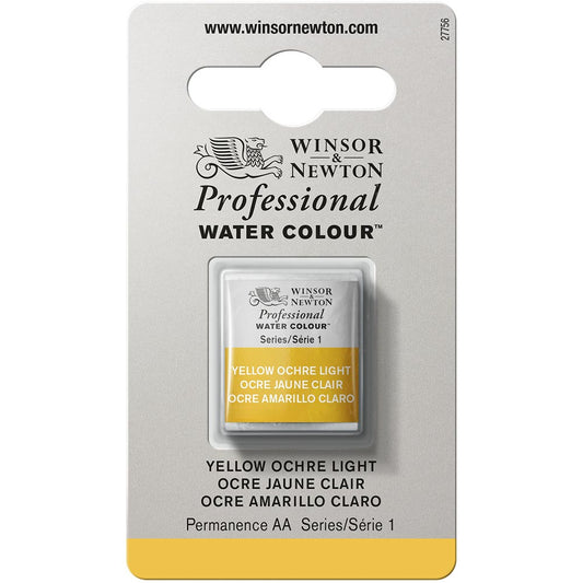 Winsor & Newton Professional Sulu Boya Yellow Ochre Light 745 S.1 (Yarım Tablet)