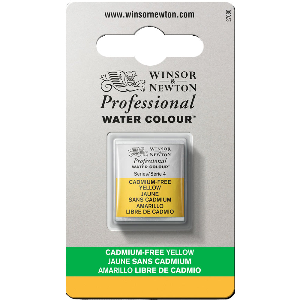 Winsor & Newton Professional Sulu Boya Cadmium-Free Yellow 890 S.4 (Yarım Tablet)