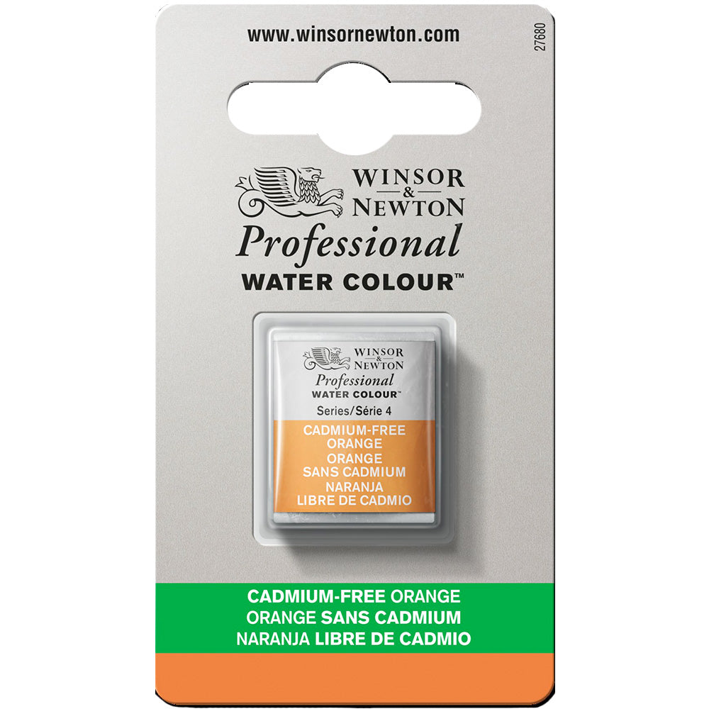 Winsor & Newton Professional Sulu Boya Cadmium-Free Orange 899 S.4 (Yarım Tablet)