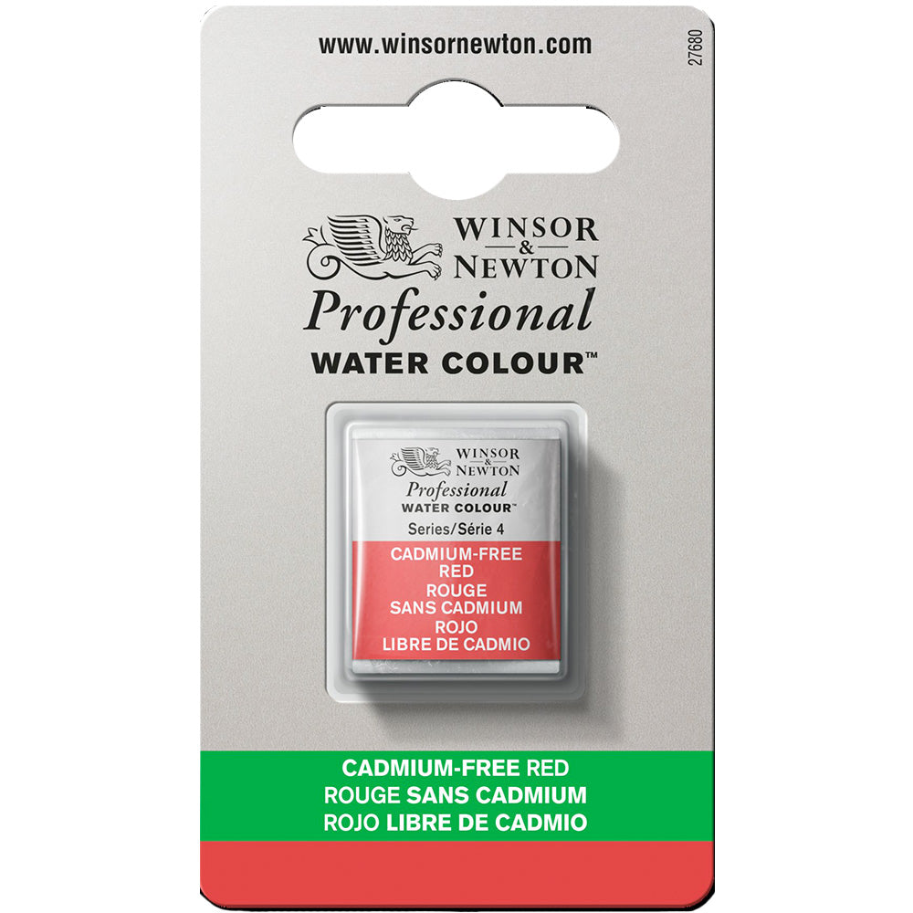 Winsor & Newton Professional Sulu Boya Cadmium-Free Red 901 S.4 (Yarım Tablet)