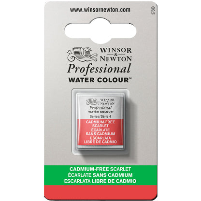 Winsor & Newton Professional Sulu Boya Cadmium-Free Scarlet 903 S.4 (Yarım Tablet)