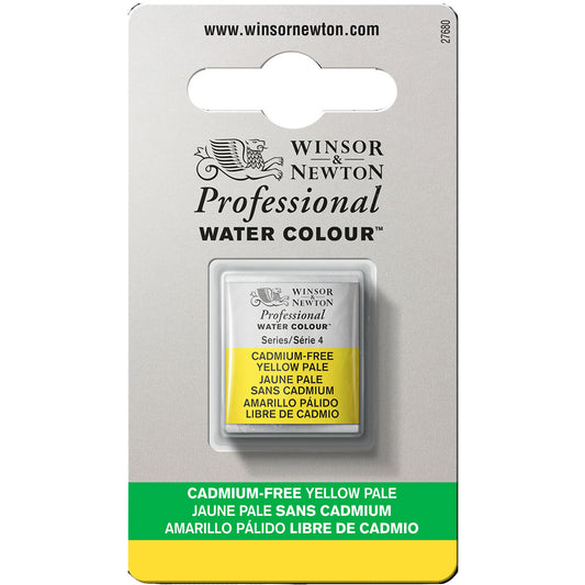 Winsor & Newton Professional Sulu Boya Cadmium-Free Yellow Pale 907 S.4 (Yarım Tablet)