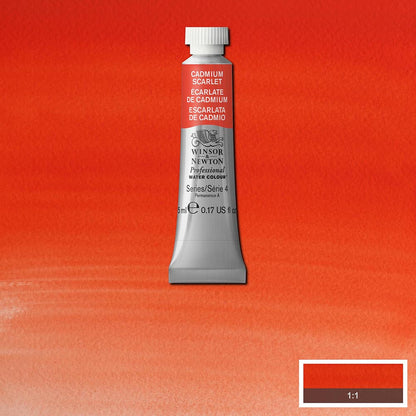 Winsor & Newton Professional Sulu Boya 5ml Cadmium Scarlet 106 S.4