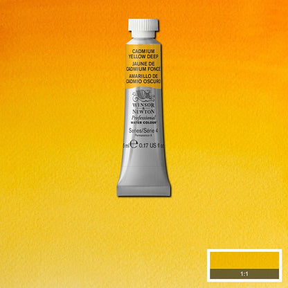 Winsor & Newton Professional Sulu Boya 5ml Cadmium Yellow Deep 111 S.4