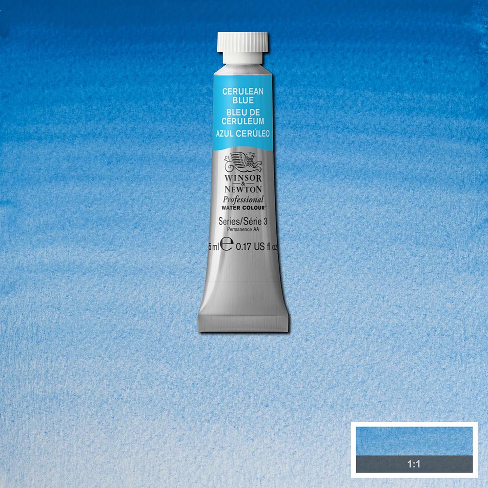 Winsor & Newton Professional Sulu Boya 5ml Cerulean Blue 137 S.3