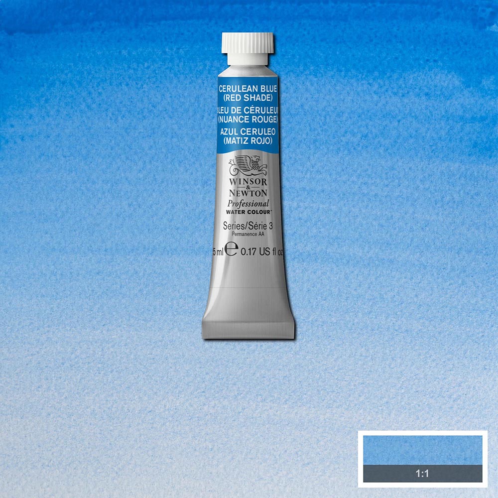 Winsor & Newton Professional Sulu Boya 5ml Cerulean Blue (Red Shade) 140 S.3