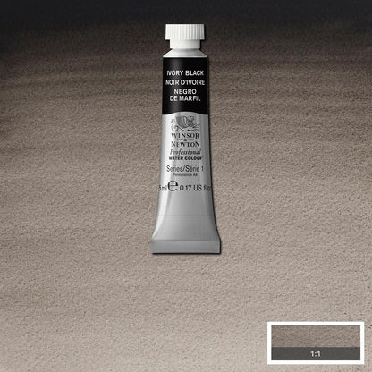Winsor & Newton Professional Sulu Boya 5ml Ivory Black 331 S.1