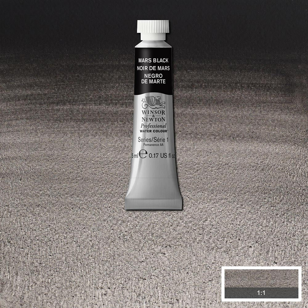 Winsor & Newton Professional Sulu Boya 5ml Mars Black 386 S.1