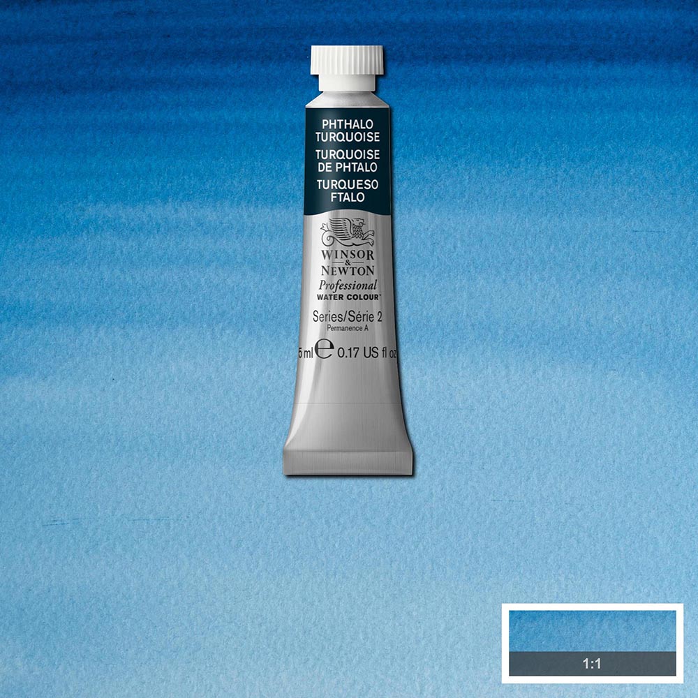 Winsor & Newton Professional Sulu Boya 5ml Phthalo Turquoise 526 S.2