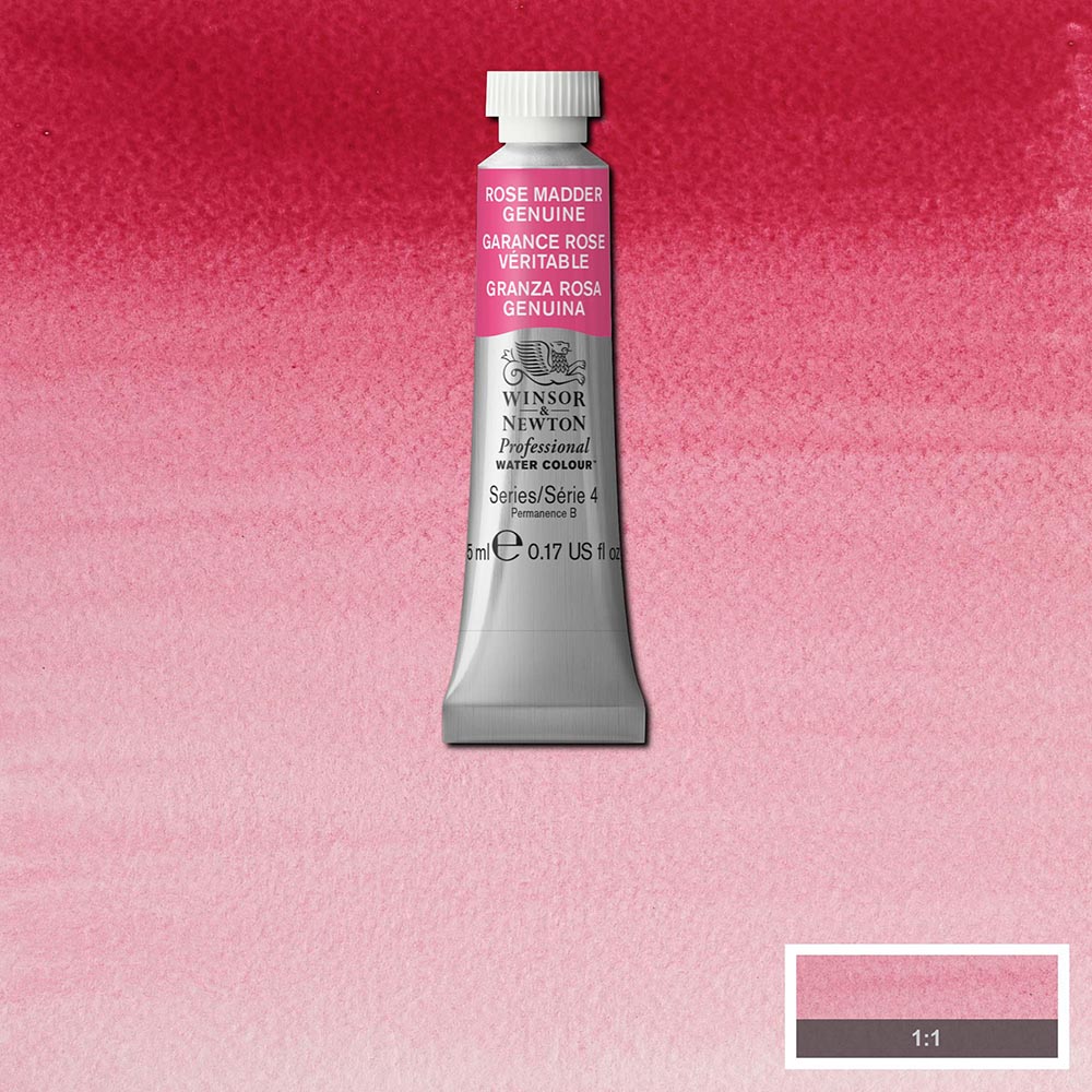 Winsor & Newton Professional Sulu Boya 5ml Rose Madder Genuine 587 S.4