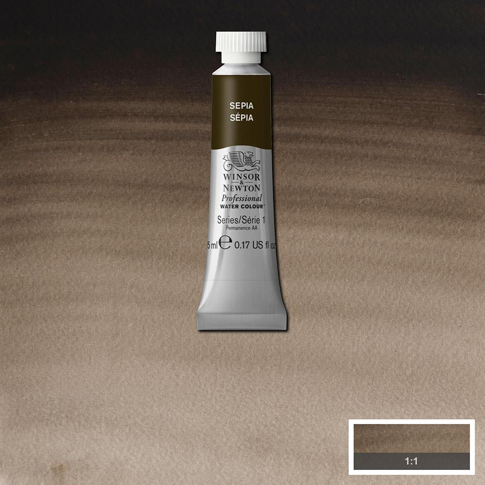 Winsor & Newton Professional Sulu Boya 5ml Sepia 609 S.1