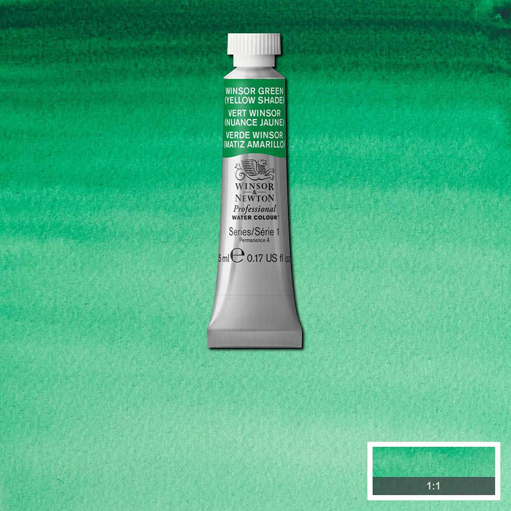 Winsor & Newton Professional Sulu Boya 5ml Winsor Green (Yellow S) 721 S.1