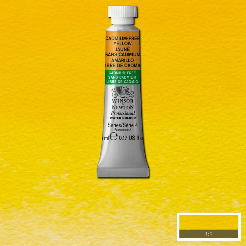 Winsor & Newton Professional Sulu Boya 5ml Cadmium-Free Yellow 890 S.4