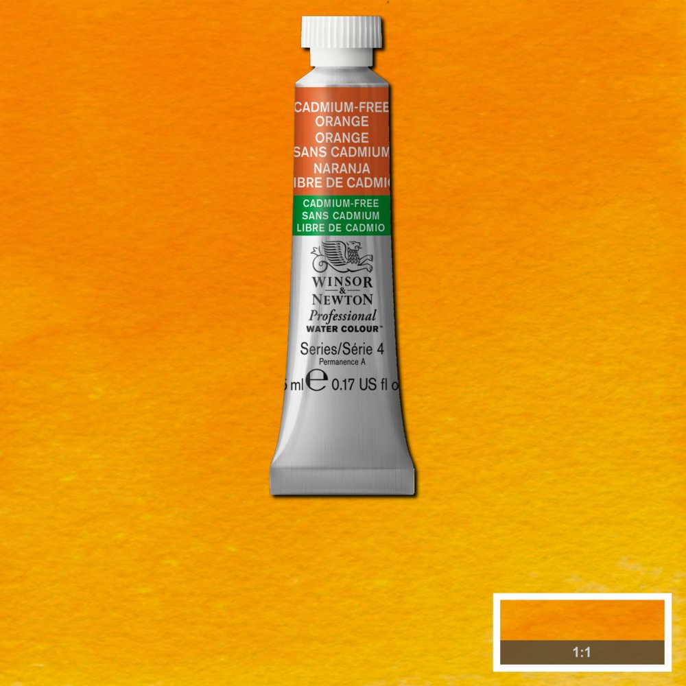 Winsor & Newton Professional Sulu Boya 5ml Cadmium-Free Orange 899 S.4
