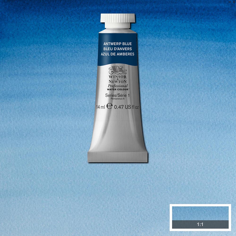 Winsor & Newton Professional Sulu Boya 14ml Antwerp Blue 010 S.1