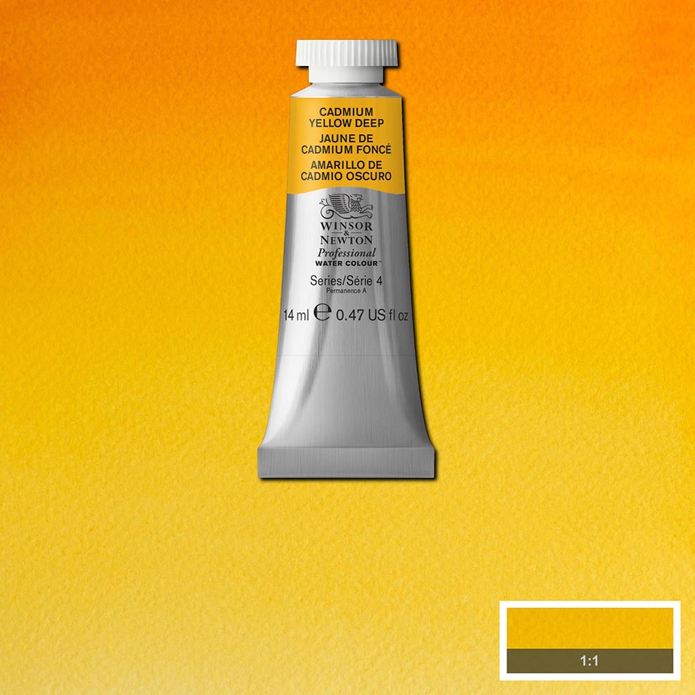 Winsor & Newton Professional Sulu Boya 14ml Cadmium Yellow Deep 111 S.4