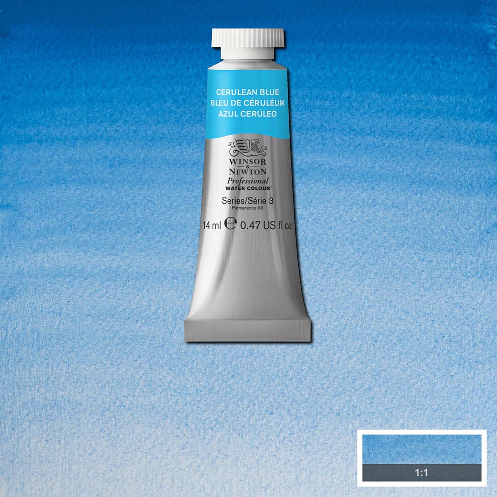 Winsor & Newton Professional Sulu Boya 14ml Cerulean Blue 137 S.3