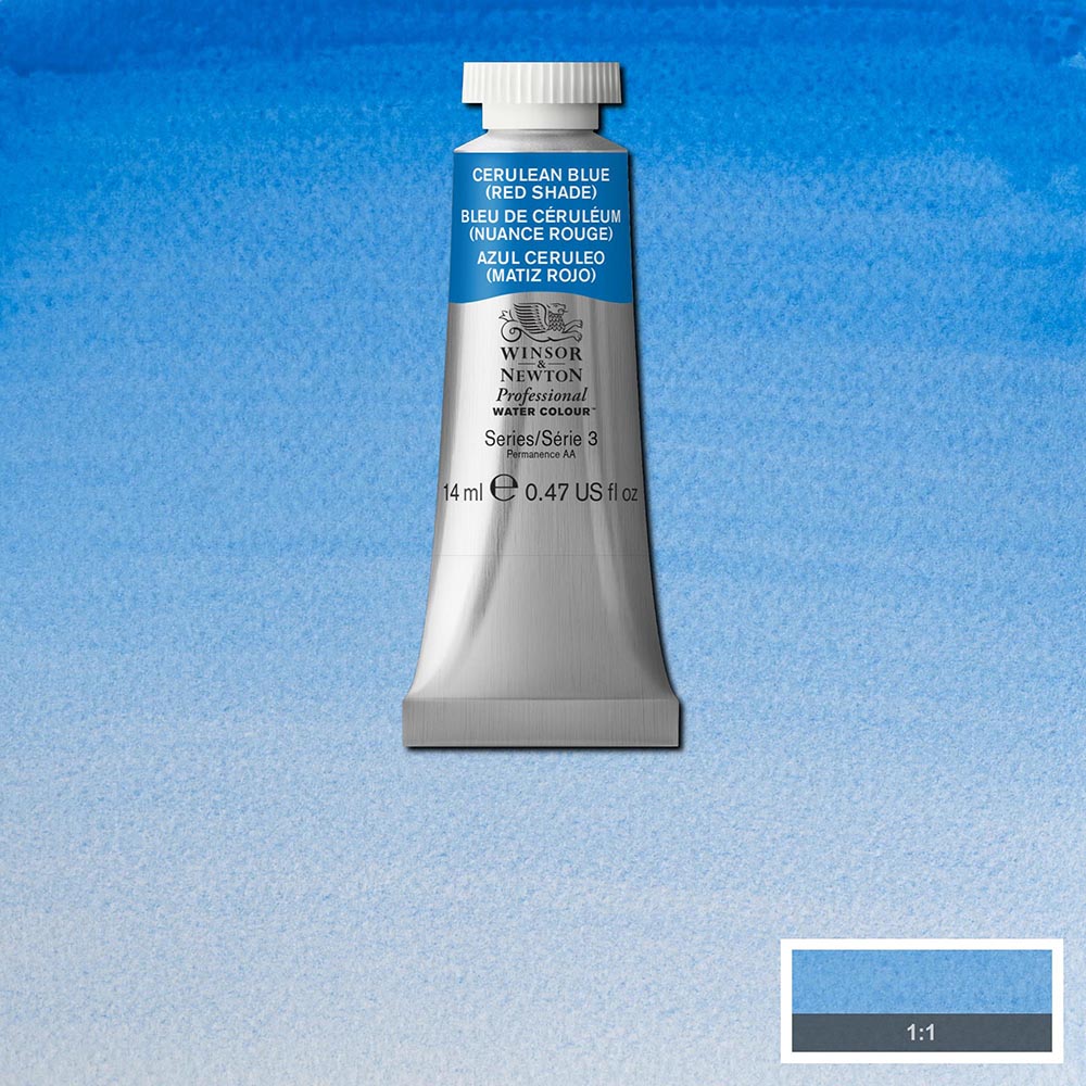 Winsor & Newton Professional Sulu Boya 14ml Cerulean Blue (Red Shade) 140 S.3