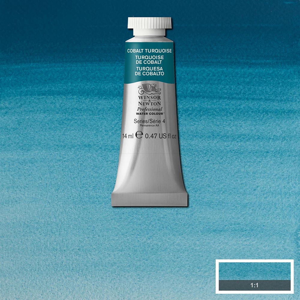 Winsor & Newton Professional Sulu Boya 14ml Cobalt Turquoise 190 S.4