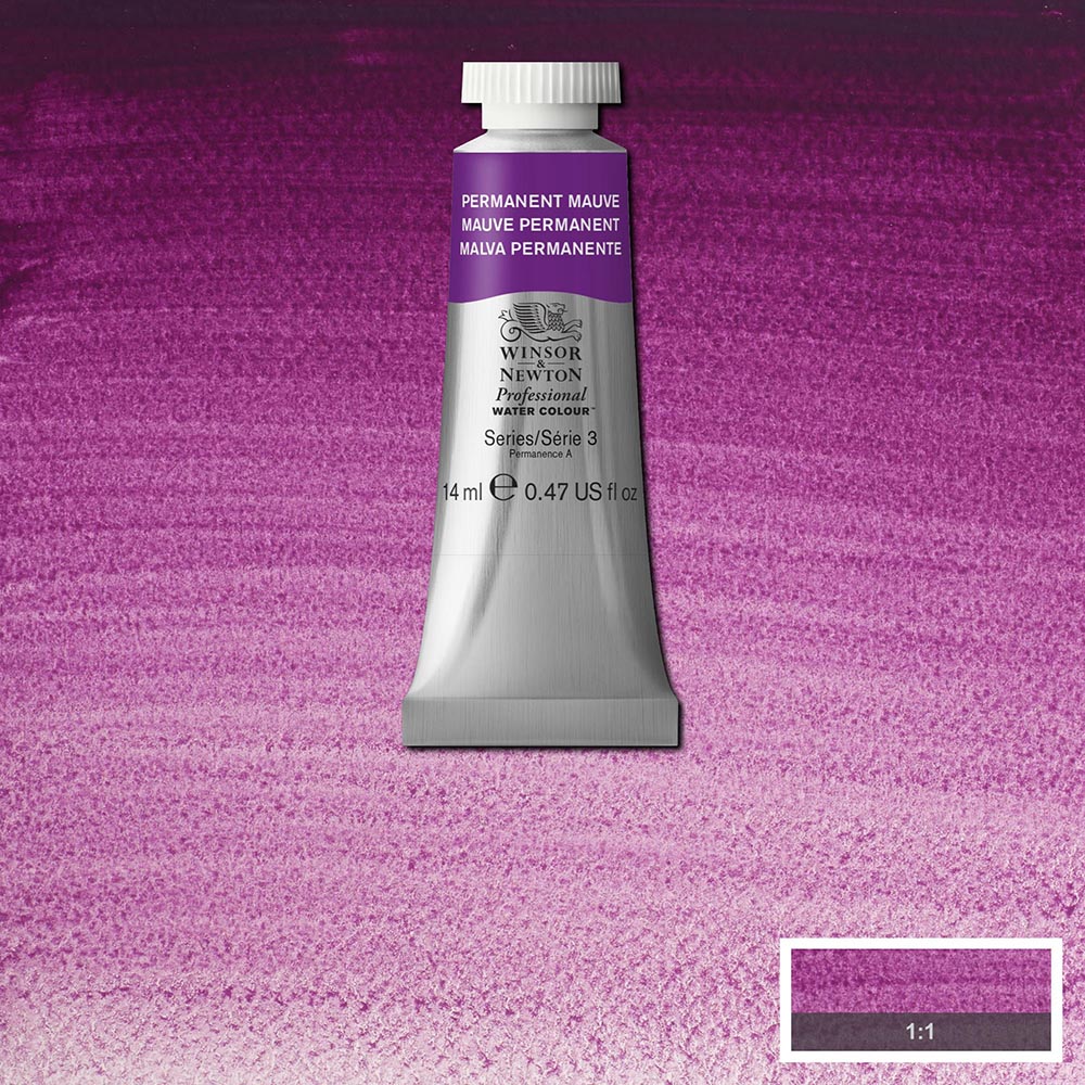 Winsor & Newton Professional Sulu Boya 14ml Permanent Mauve 491 S.3