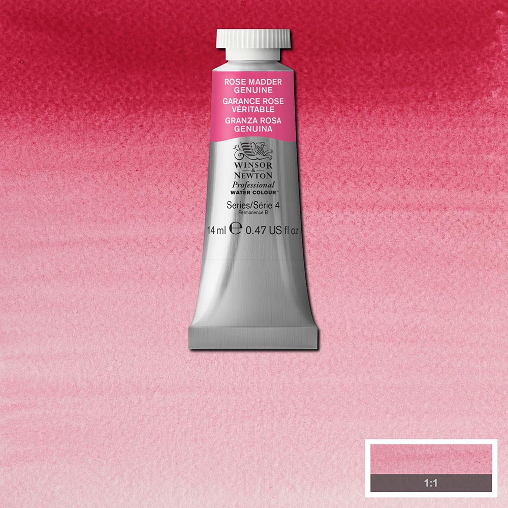 Winsor & Newton Professional Sulu Boya 14ml Rose Madder Genuine 587 S.4