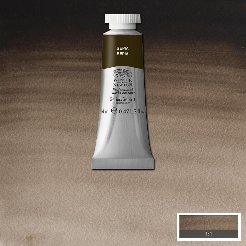 Winsor & Newton Professional Sulu Boya 14ml Sepia 609 S.1