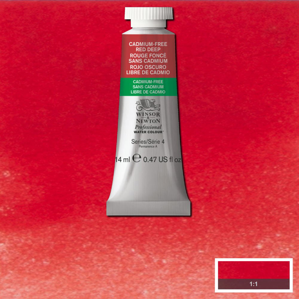 Winsor & Newton Professional Sulu Boya 14ml Cadmium-Free Red Deep 895 S.4