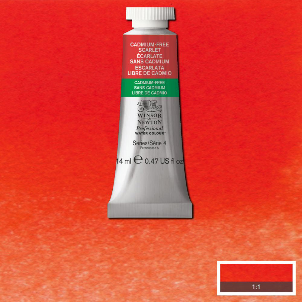 Winsor & Newton Professional Sulu Boya 14ml Cadmium-Free Scarlet 903 S.4