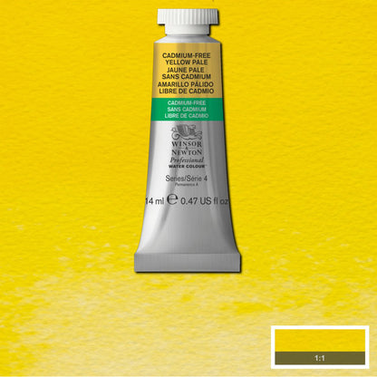Winsor & Newton Professional Sulu Boya 14ml Cadmium-Free Yellow Pale 907 S.4