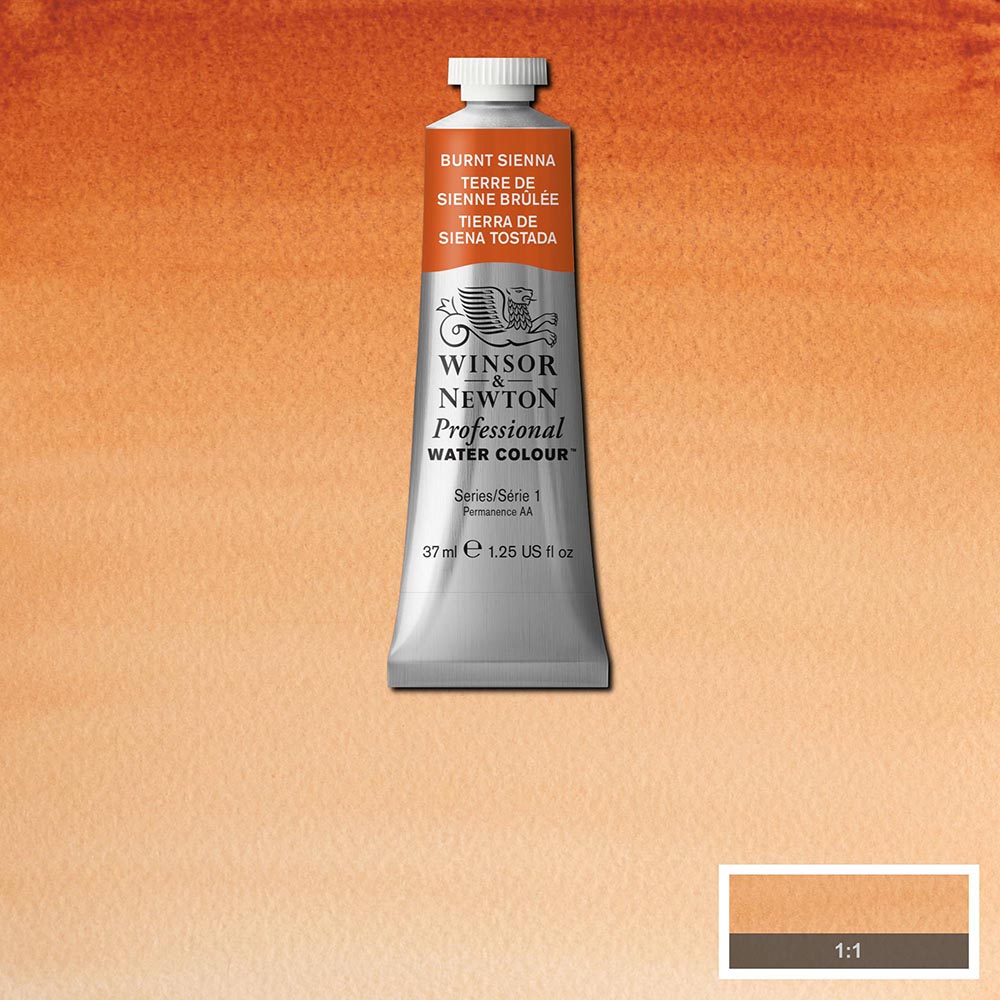 Winsor & Newton Professional Sulu Boya 37ml Burnt Sienna 074 S.1