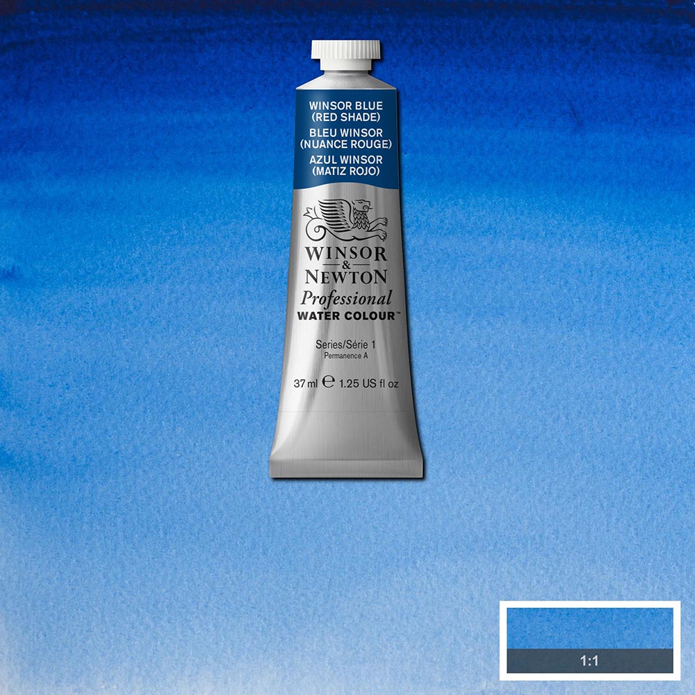 Winsor & Newton Professional Sulu Boya 37ml Winsor Blue (Red Shade) 709 S.1