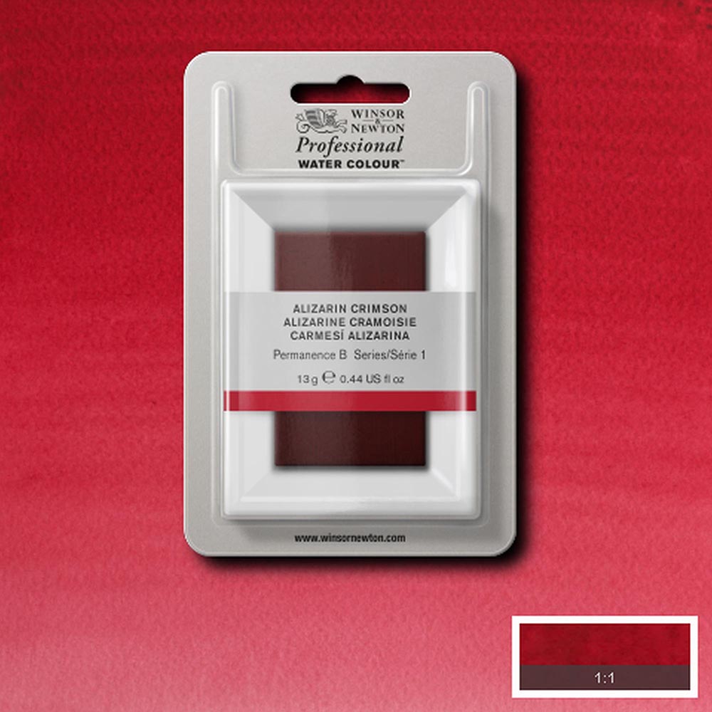 Winsor & Newton Professional Sulu Boya Alizarin Crimson 004 S.1 Dev Tablet