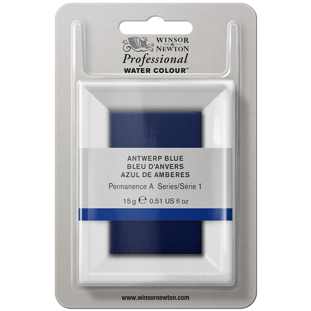 Winsor & Newton Professional Sulu Boya Antwerp Blue 010 S.1 (Dev Tablet)