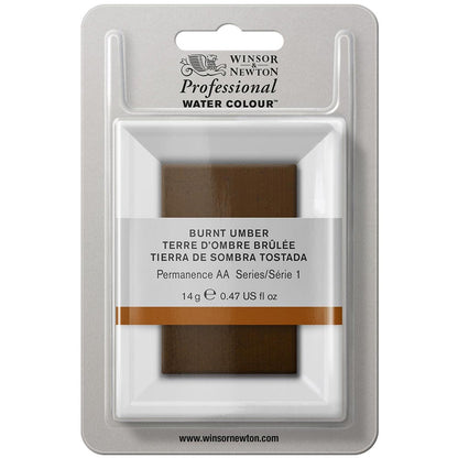 Winsor & Newton Professional Sulu Boya Burnt Umber 076 S.1 (Dev Tablet)