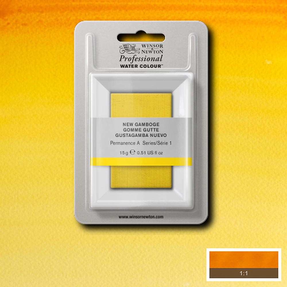 Winsor & Newton Professional Sulu Boya New Gamboge 267 S.1 (Dev Tablet)