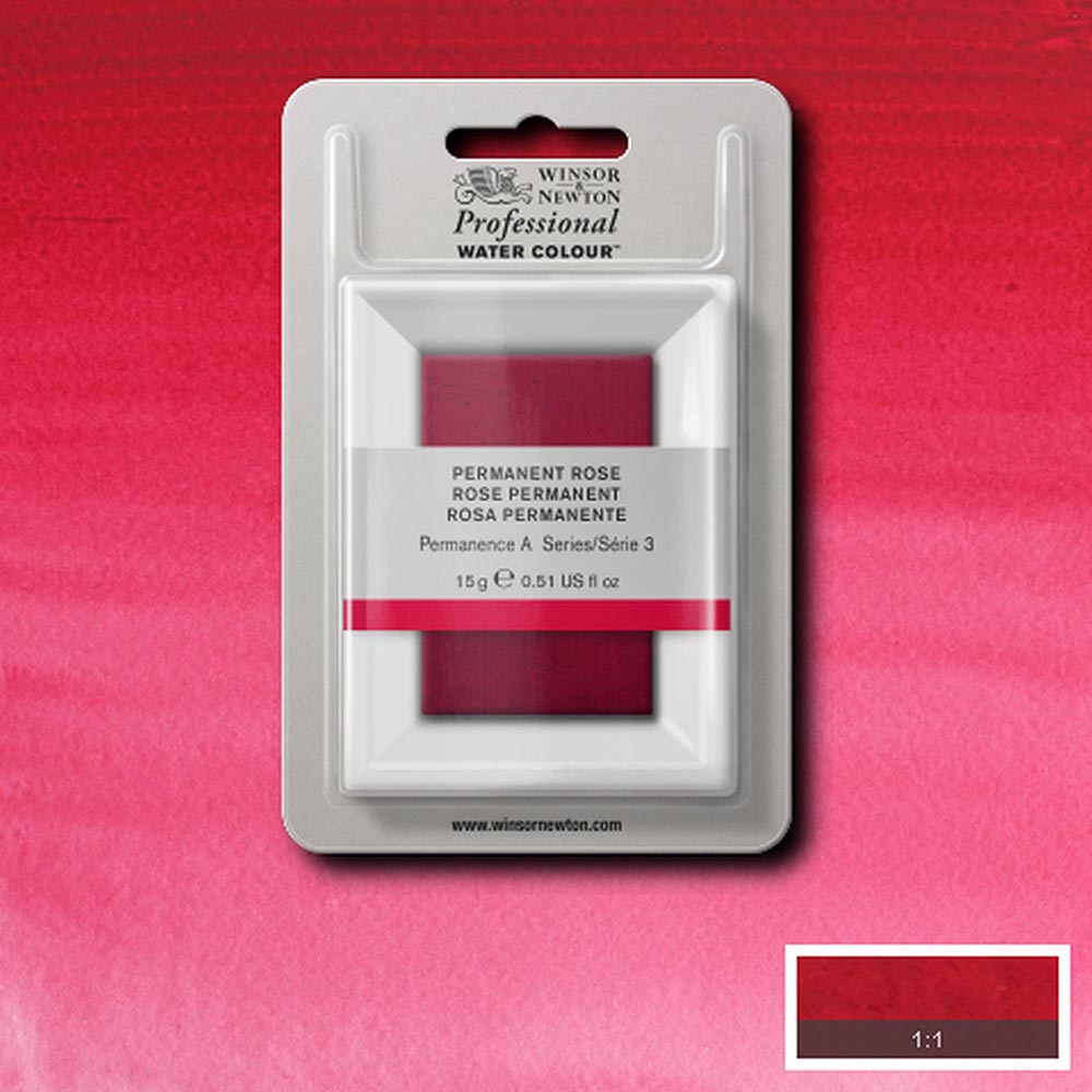 Winsor & Newton Professional Sulu Boya Permanent Rose 502 S.3 (Dev Tablet)