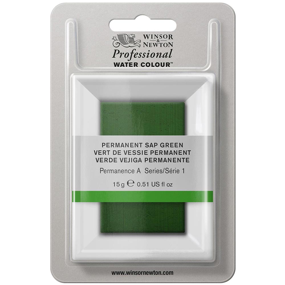 Winsor & Newton Professional Sulu Boya Permanent Sap Green 503 S.1 Dev Tablet