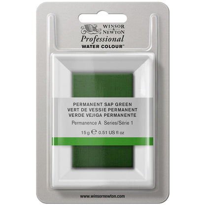 Winsor & Newton Professional Sulu Boya Permanent Sap Green 503 S.1 Dev Tablet
