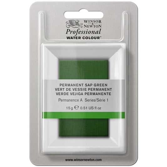 Winsor & Newton Professional Sulu Boya Permanent Sap Green 503 S.1 Dev Tablet