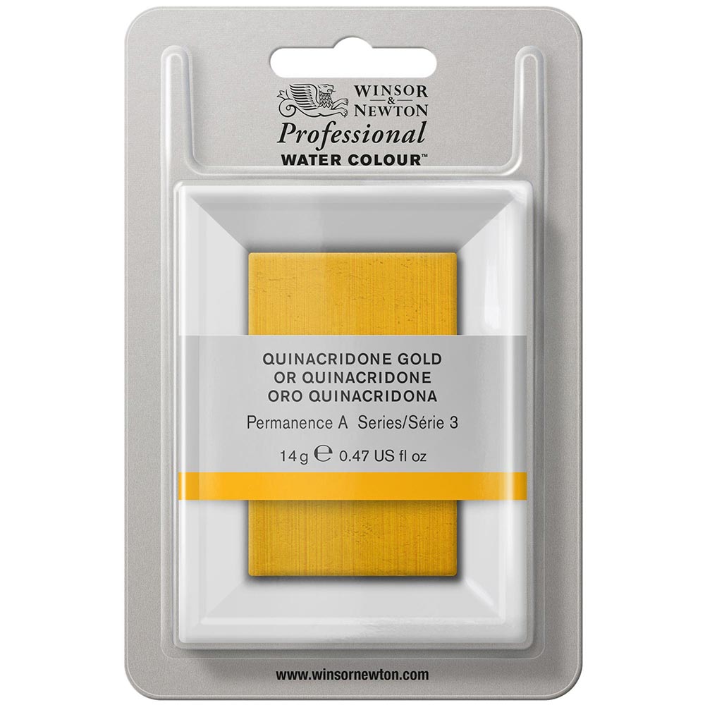 Winsor & Newton Professional Sulu Boya Quinacridone Gold 547 S.3 Dev Tablet