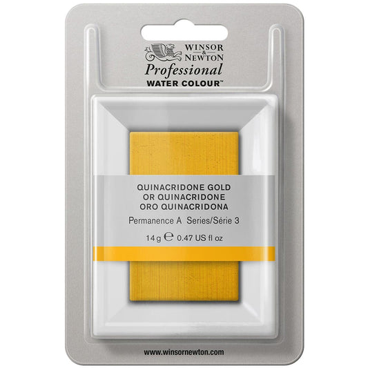 Winsor & Newton Professional Sulu Boya Quinacridone Gold 547 S.3 Dev Tablet